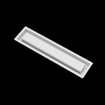 4x19 wall vent cover, angled view
