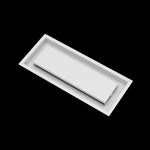 6x15 ceiling vent cover, angled view