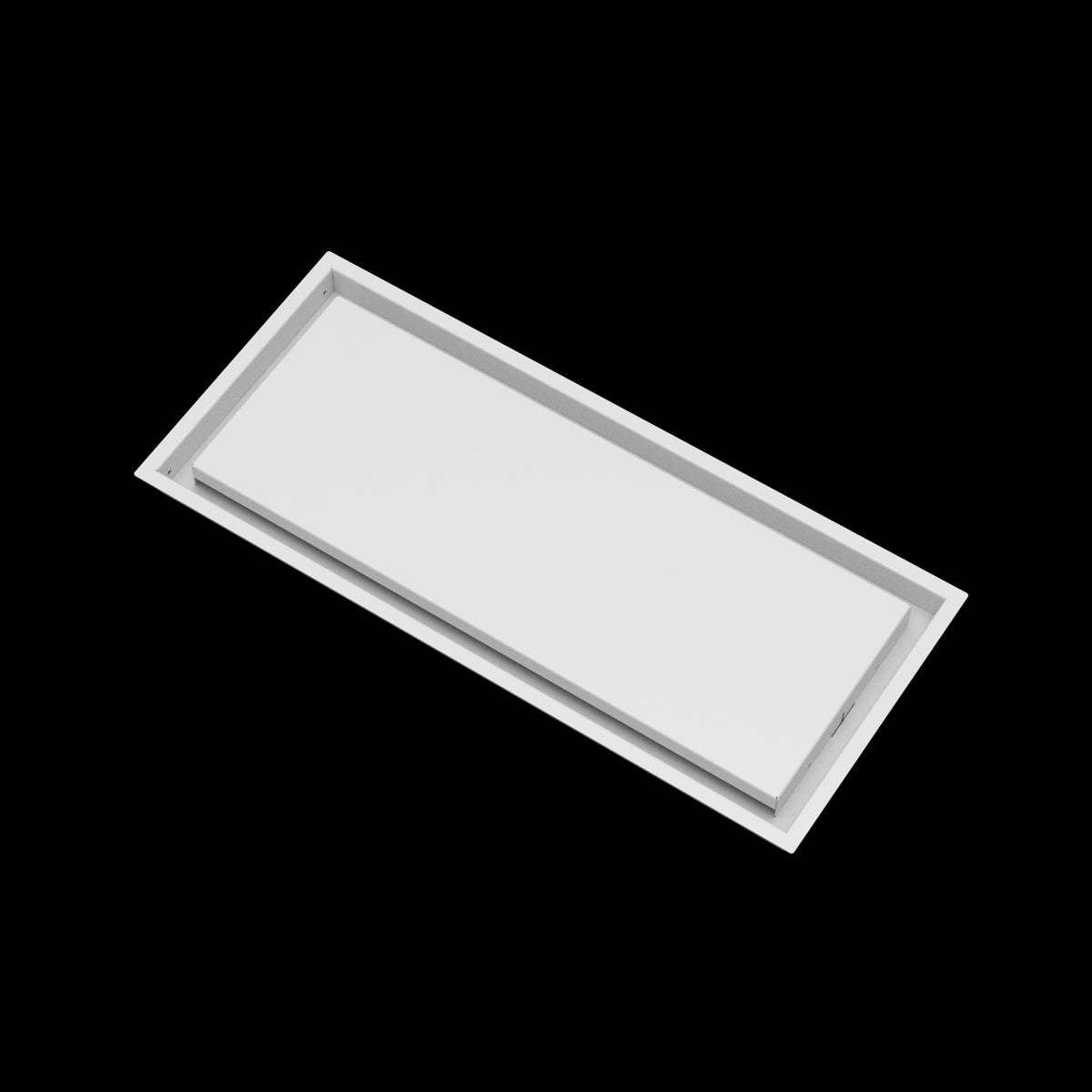 10x24 wall vent cover, angled view