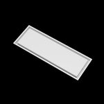 11x32 wall vent cover, angled view