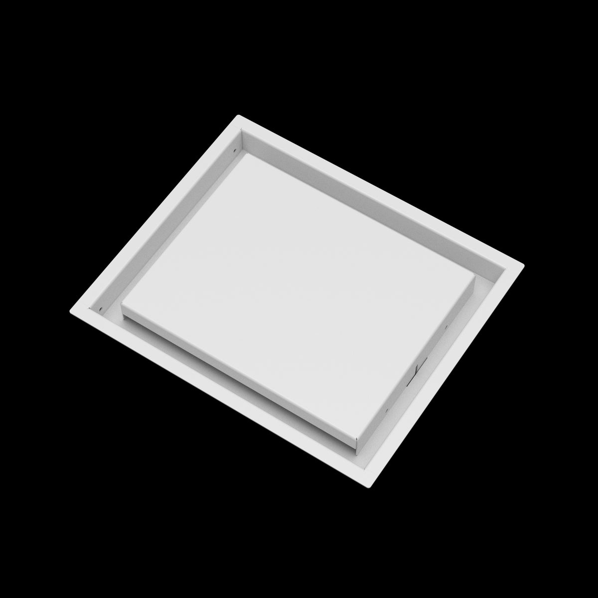 10x12 wall vent cover, angled view
