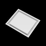 10x12 wall vent cover, angled view