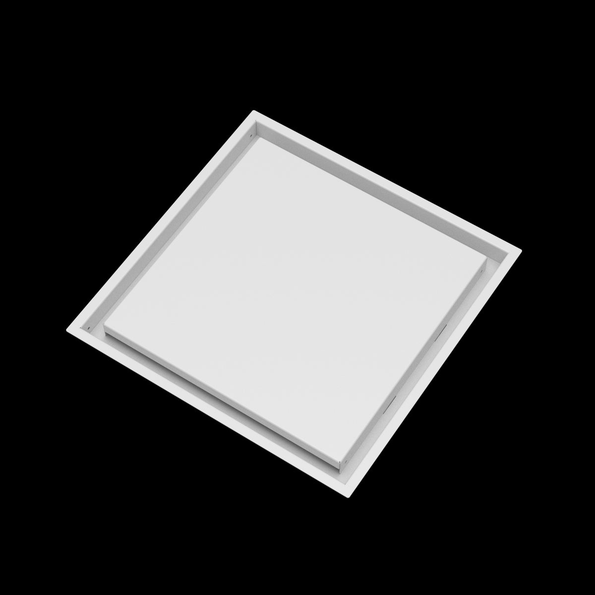 16x16 wall vent cover, angled view