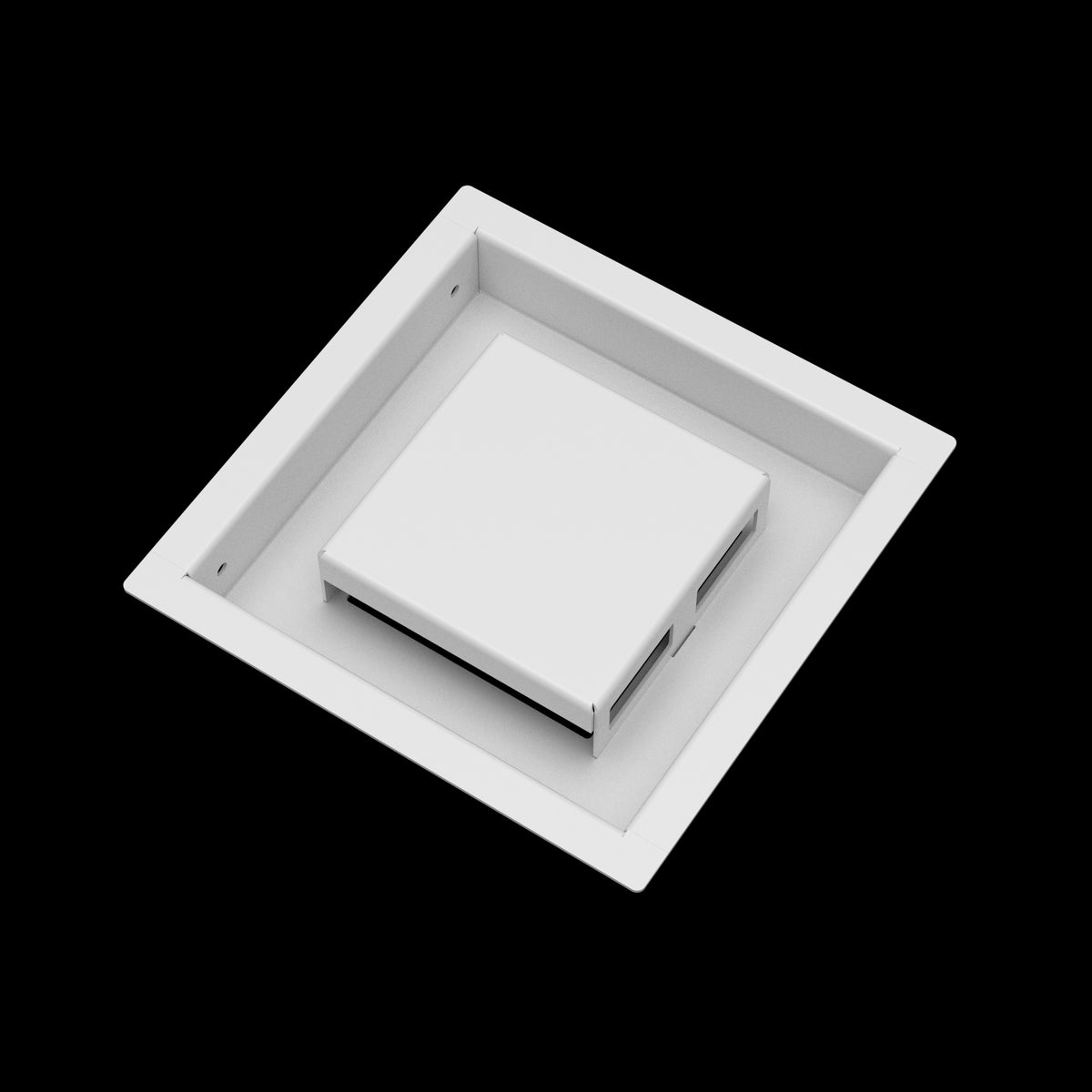 6x6 ceiling vent cover, angled view