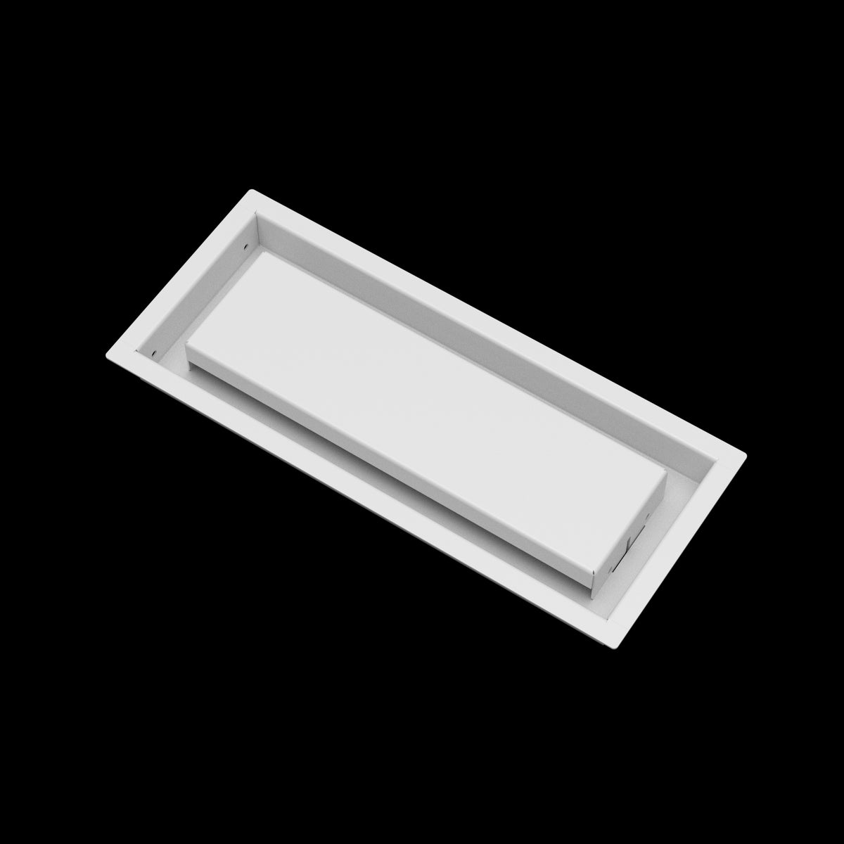 5x13 wall vent cover, angled view