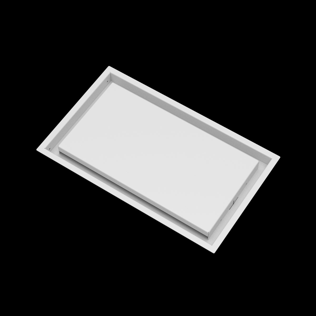 10x17 wall vent cover, angled view