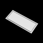 10x25 wall vent cover, angled view