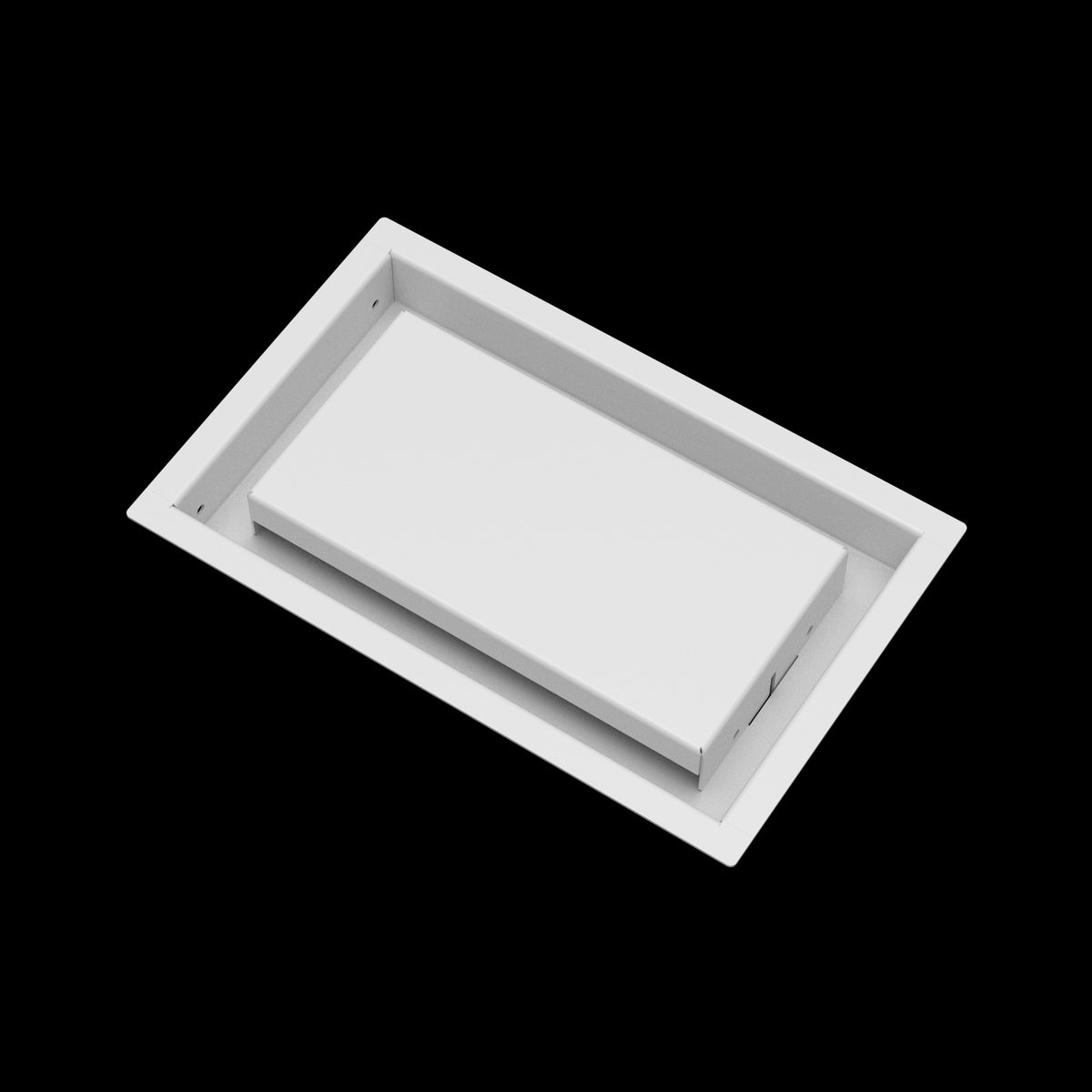 6x10 wall vent cover, angled view