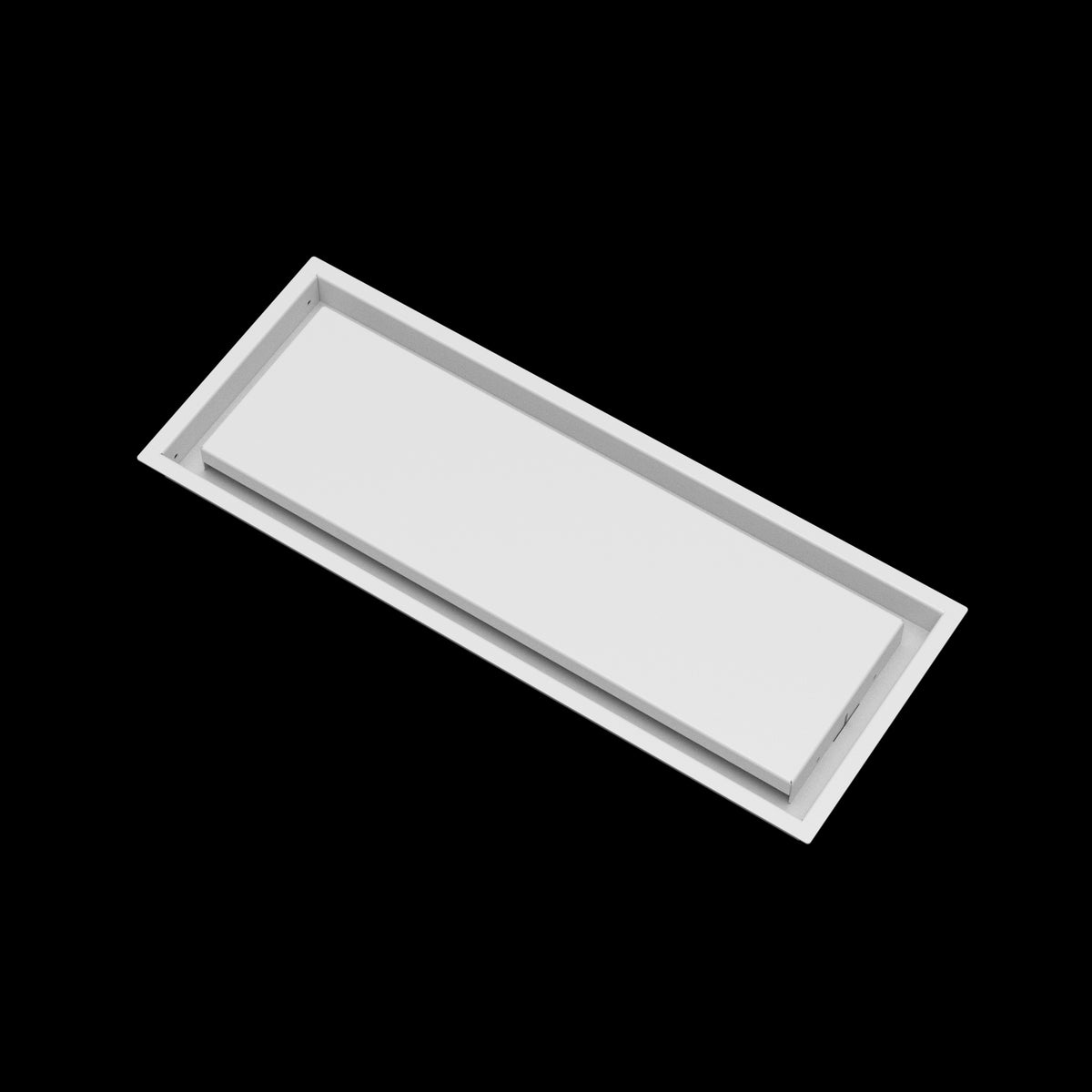 8x22 wall vent cover, angled view