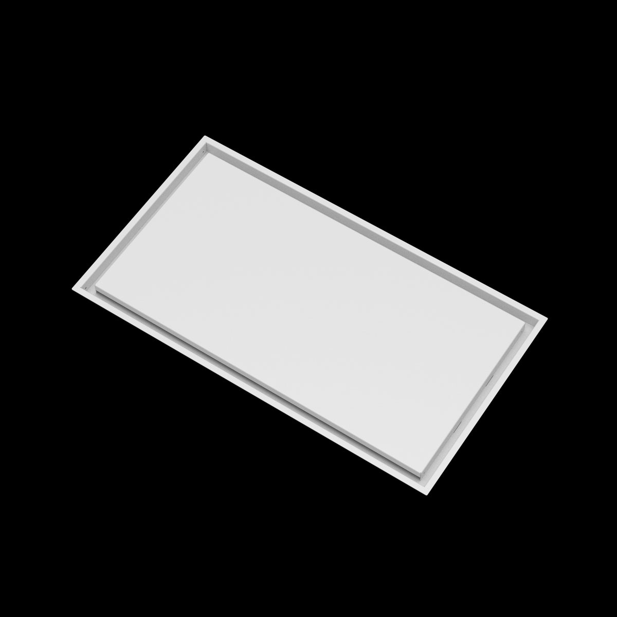 18x33 wall vent cover, angled view