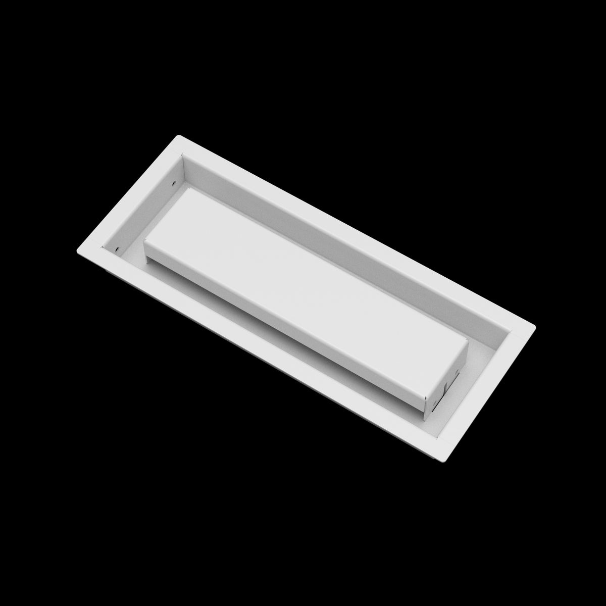 4x11 wall vent cover, angled view