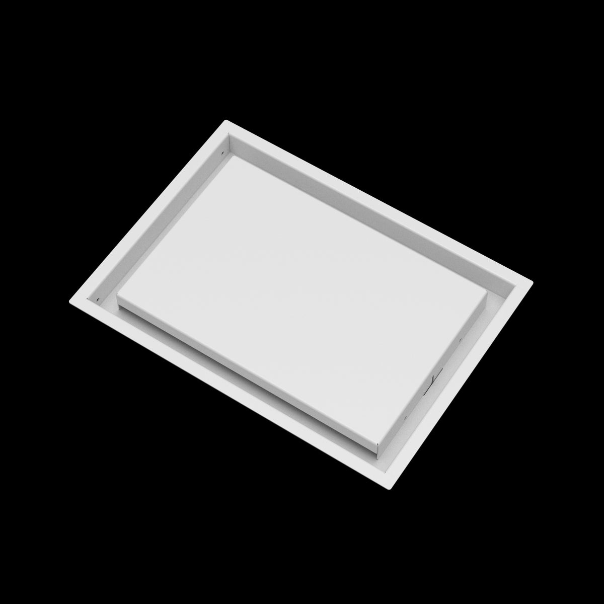 10x14 wall vent cover, angled view