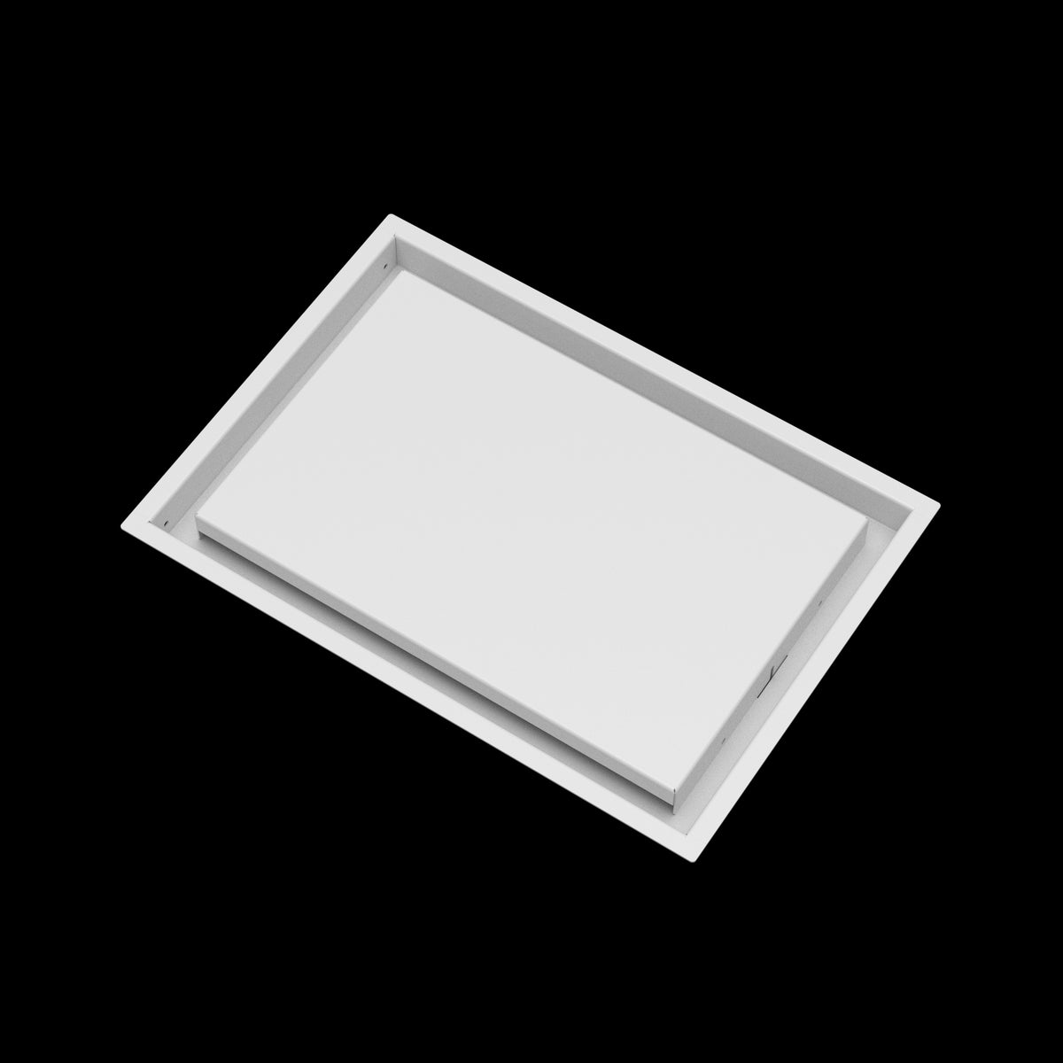 11x16 wall vent cover, angled view