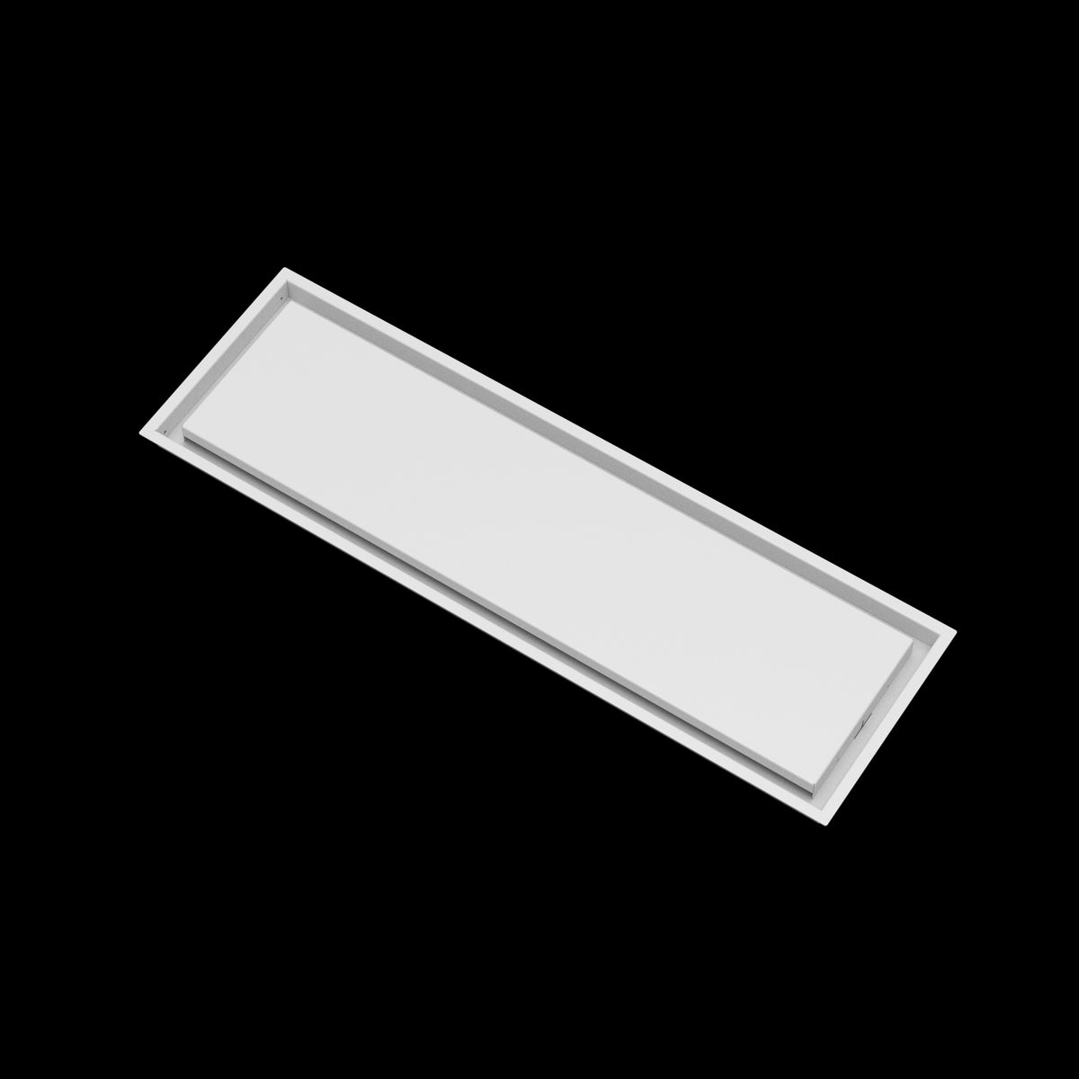 10x34 wall vent cover, angled view