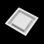 6x6 wall vent cover, angled view
