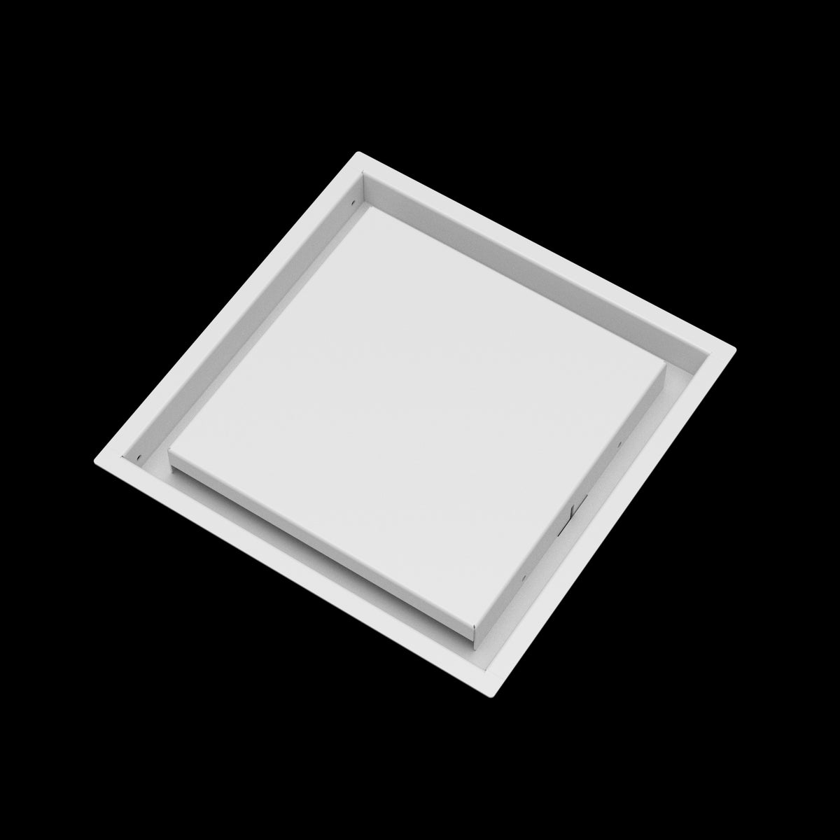 11x11 wall vent cover, angled view