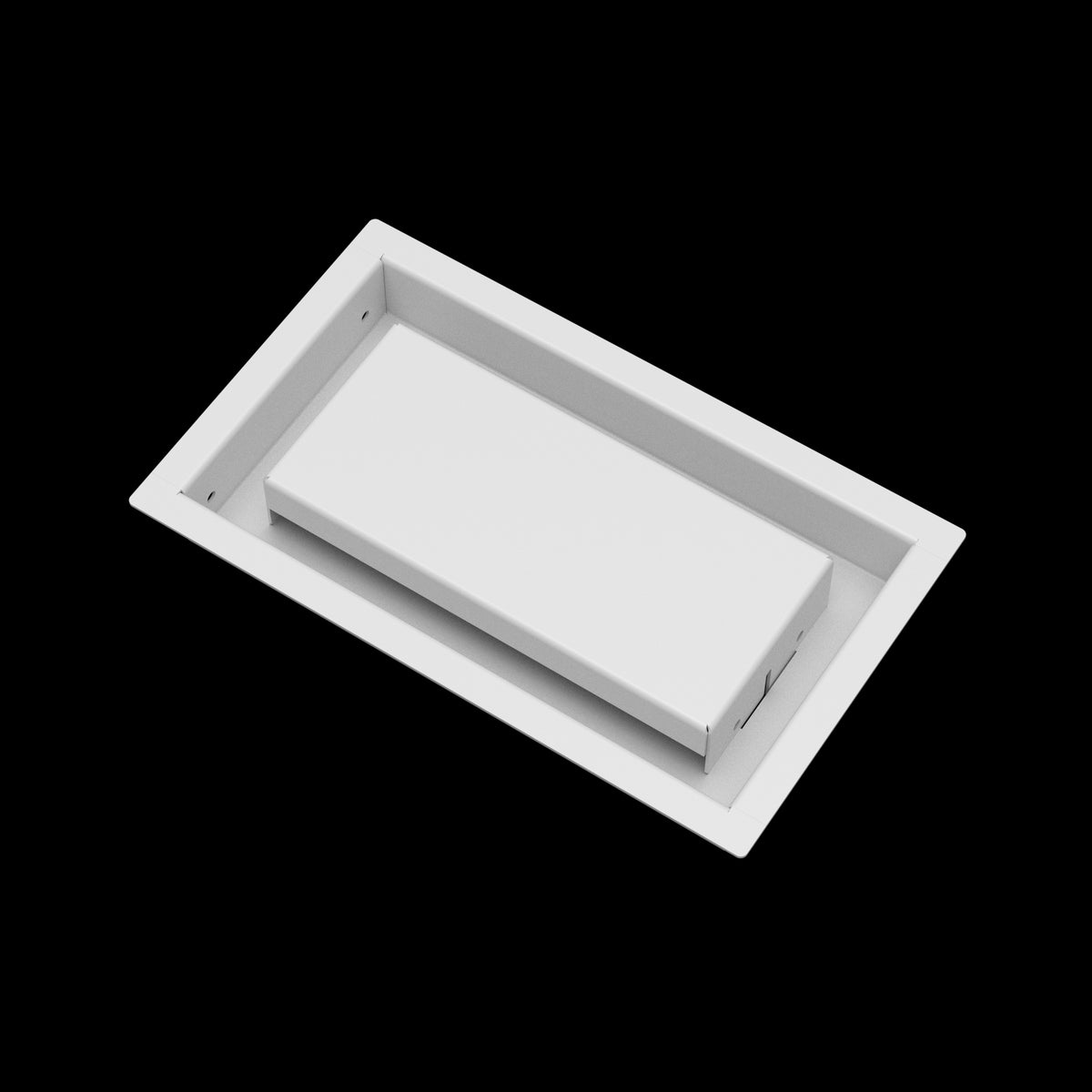 5x9 wall vent cover, angled view