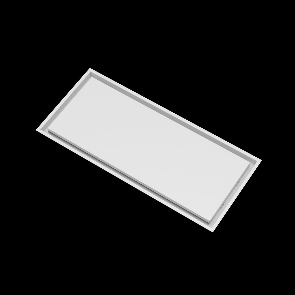 14x32 wall vent cover, angled view