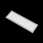 11x35 wall vent cover, angled view