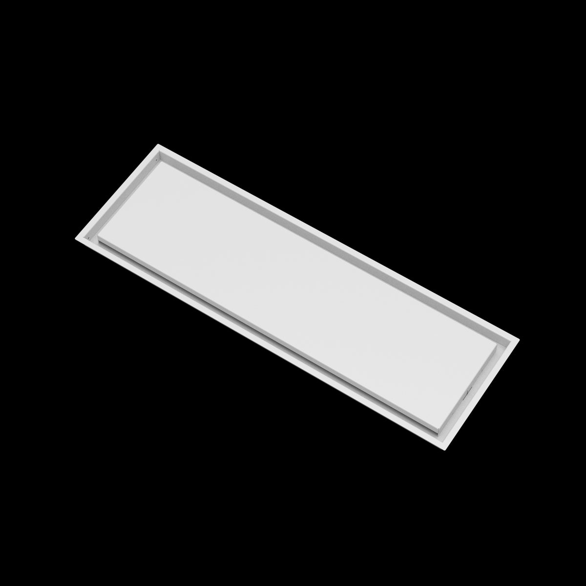 11x35 wall vent cover, angled view