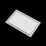 12x19 wall vent cover, angled view