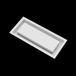 5x12 wall vent cover, angled view