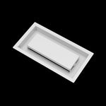 5x10 ceiling vent cover, angled view