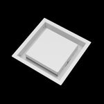 7x7 wall vent cover, angled view