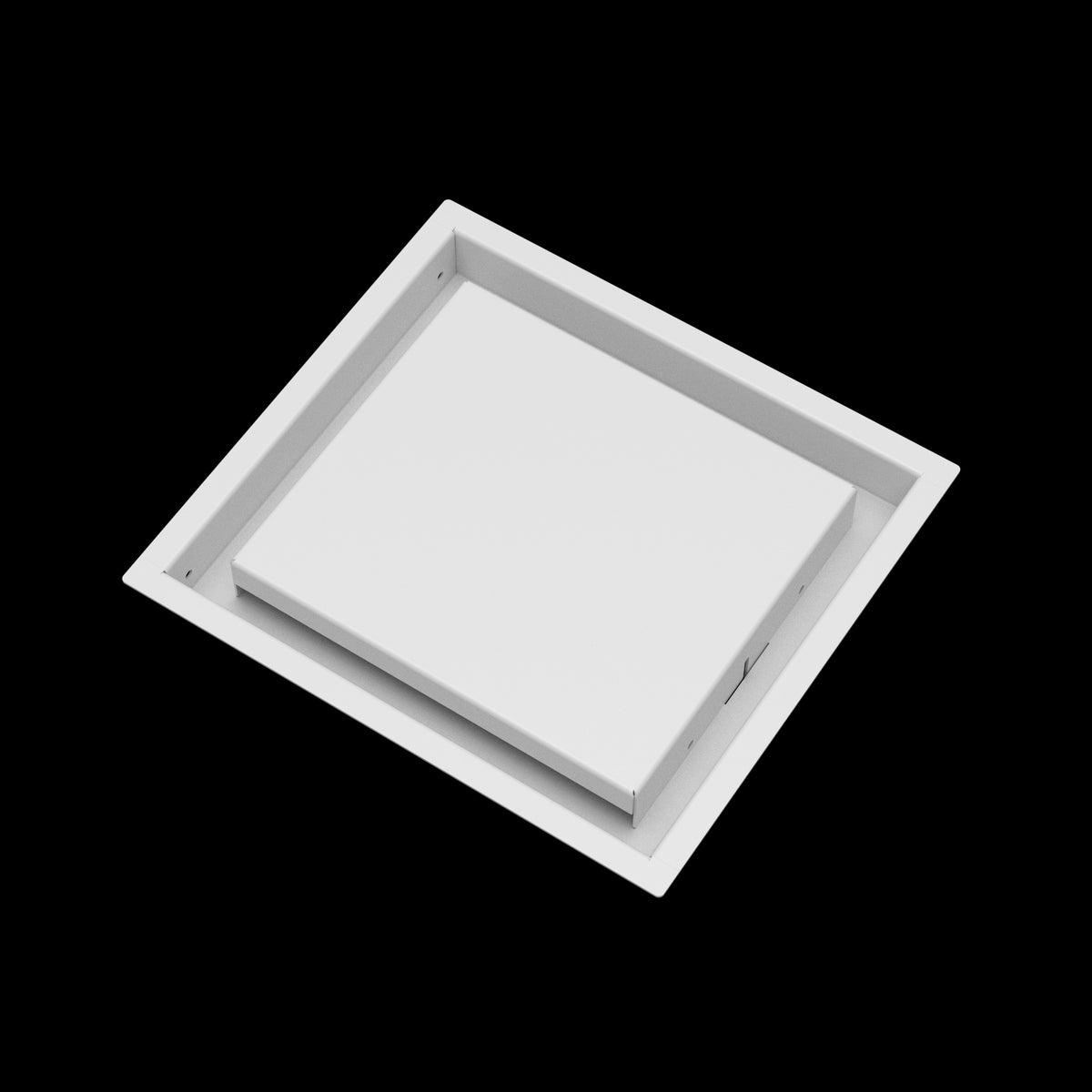 9x10 wall vent cover, angled view