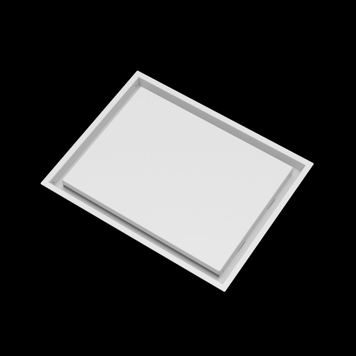 14x18 wall vent cover, angled view