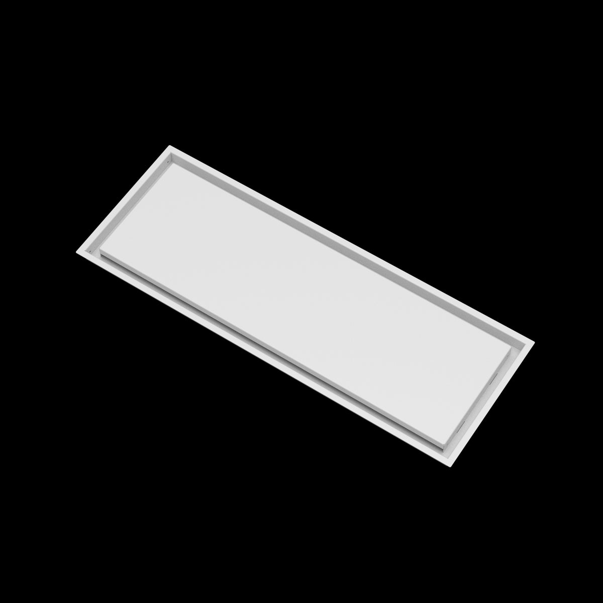 12x34 wall vent cover, angled view