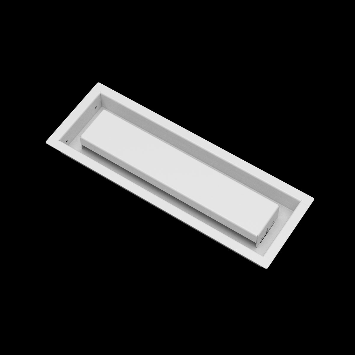 4x13 wall vent cover, angled view