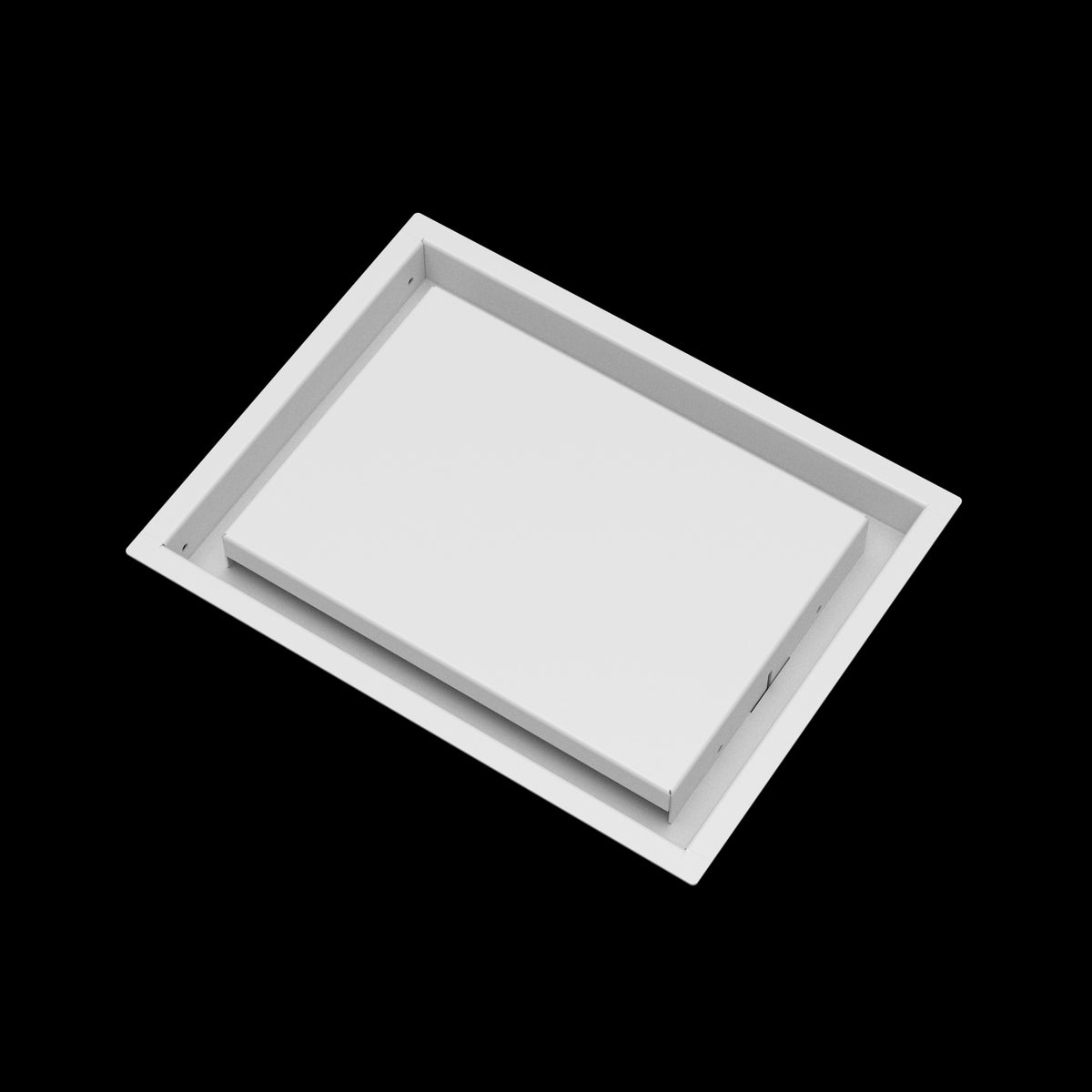 9x12 wall vent cover, angled view
