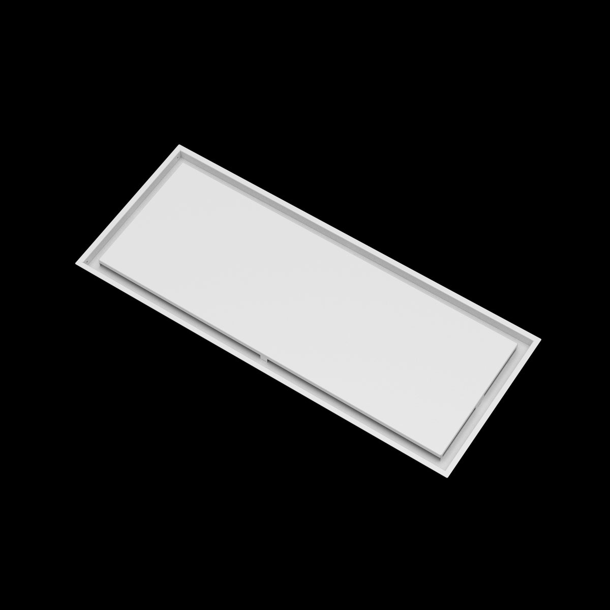 16x40 ceiling vent cover, angled view