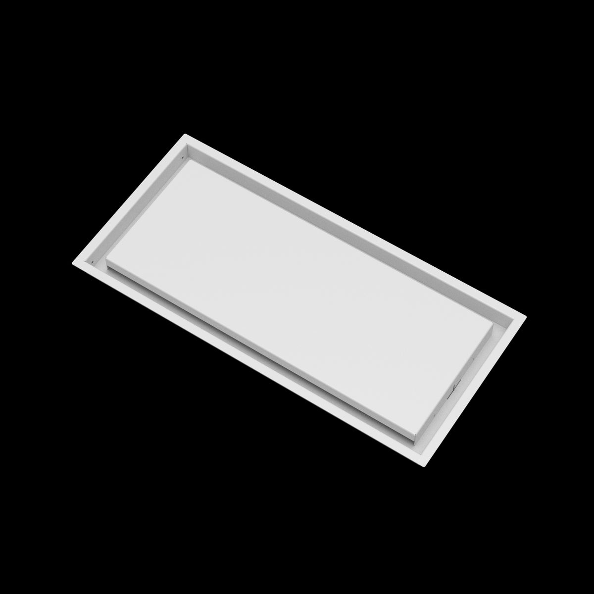 10x22 wall vent cover, angled view