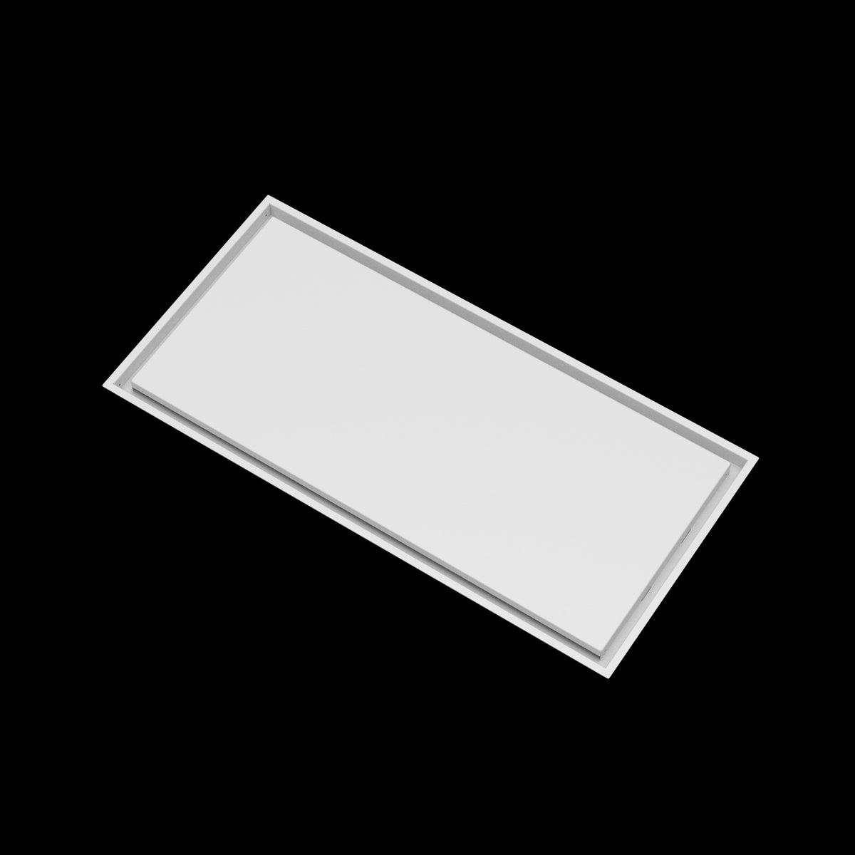 18x38 wall vent cover, angled view