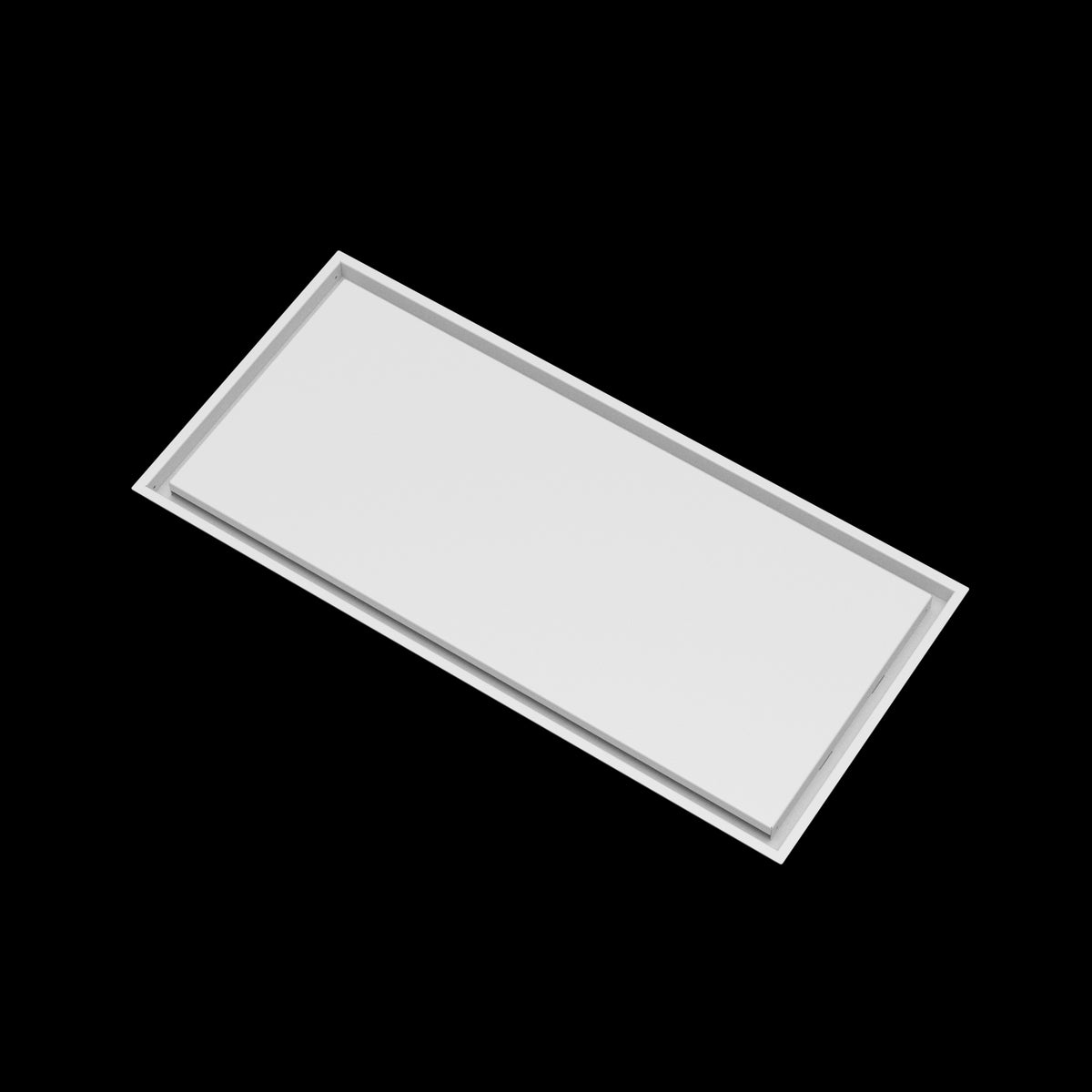 17x37 wall vent cover, angled view