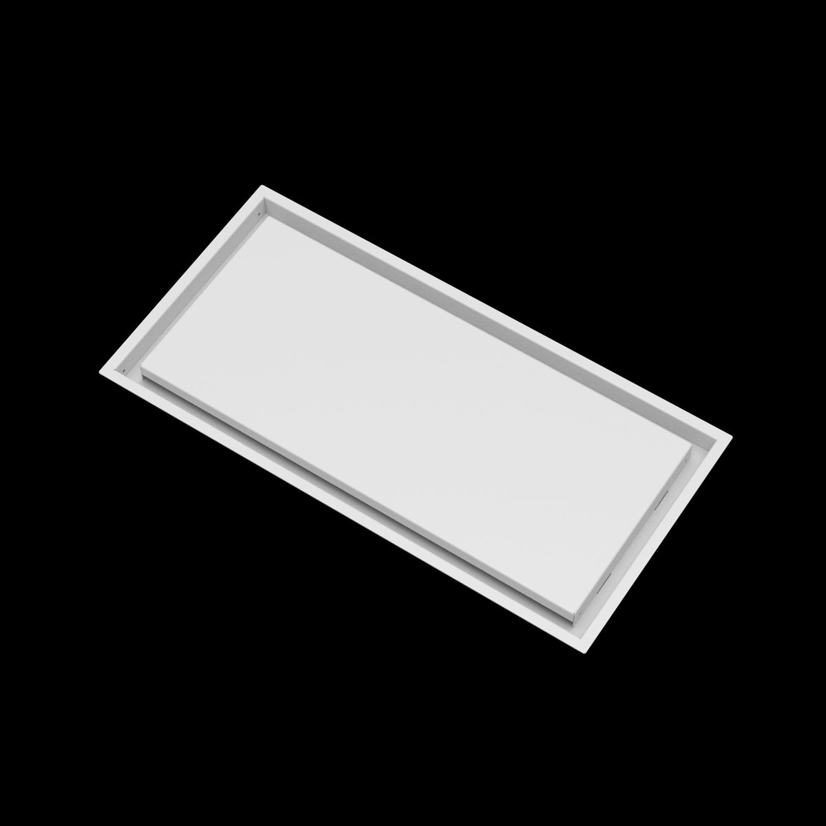 12x25 wall vent cover, angled view