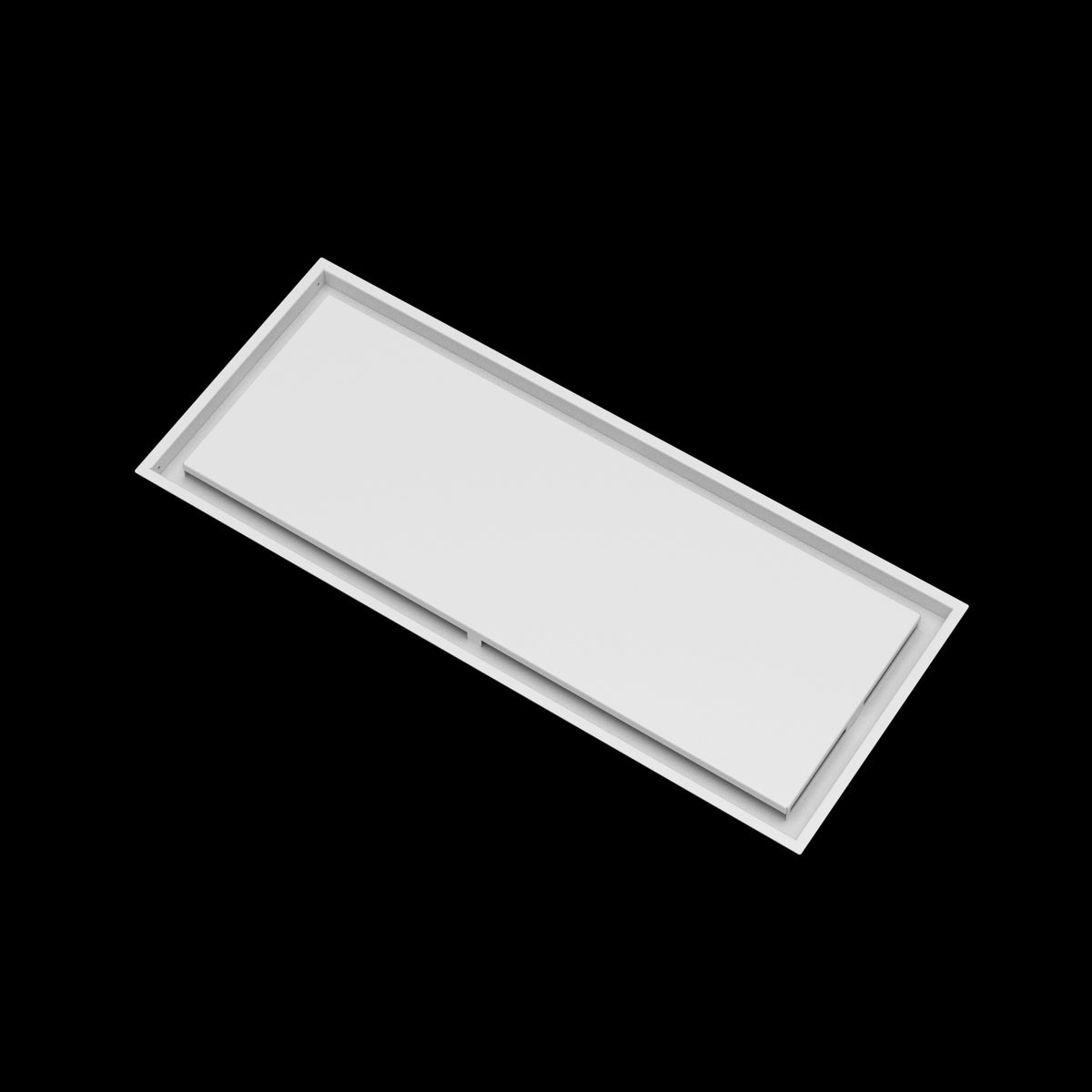 14x35 ceiling vent cover, angled view