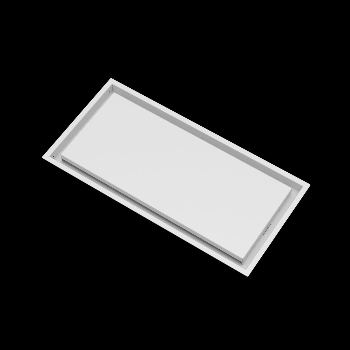 11x23 wall vent cover, angled view