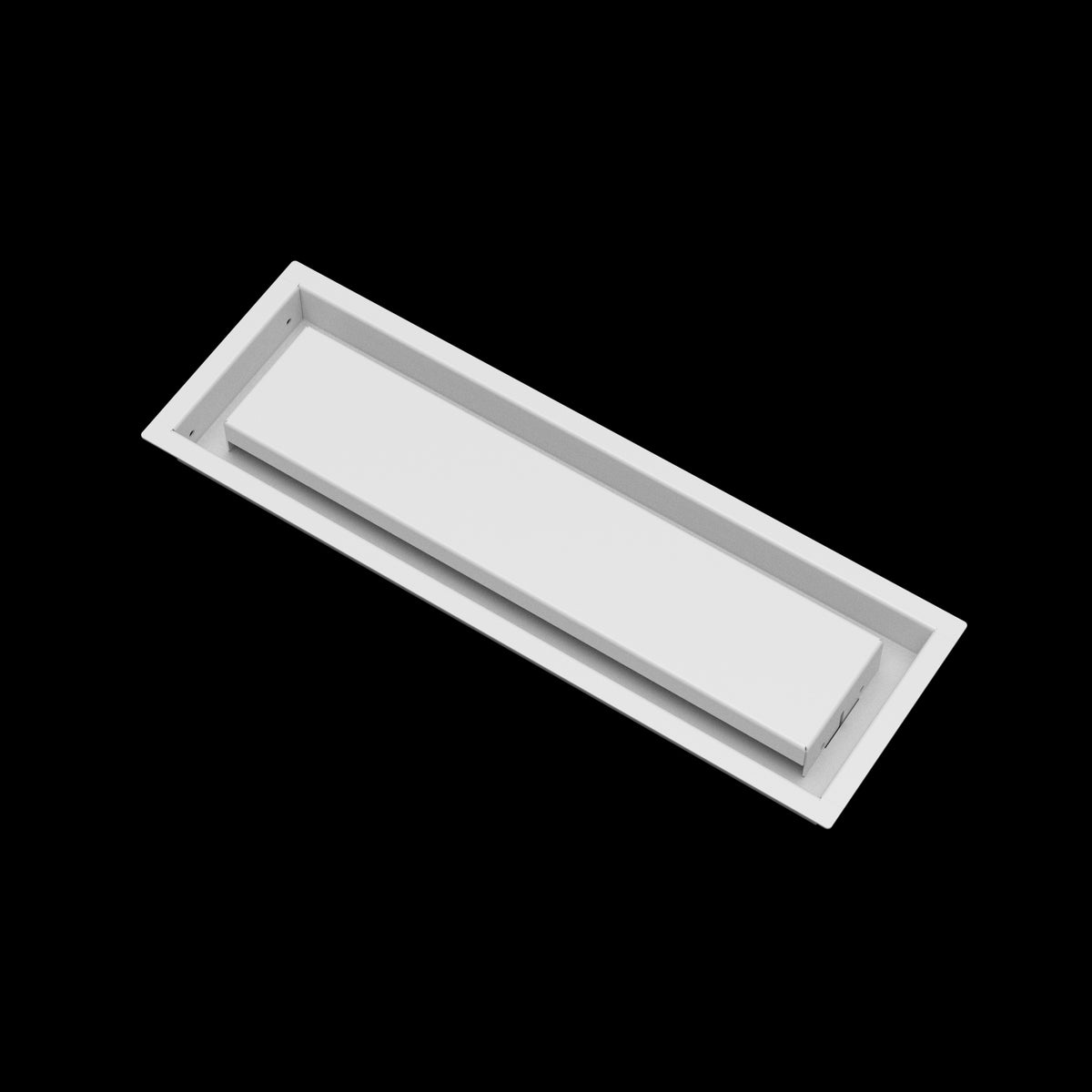 5x17 wall vent cover, angled view