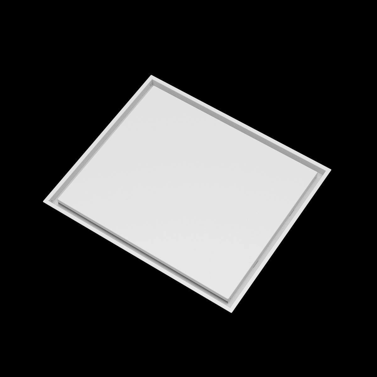 24x28 wall vent cover, angled view