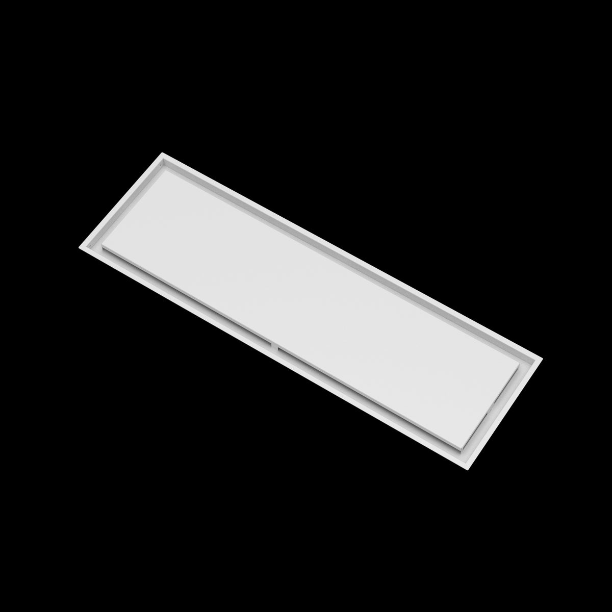 13x43 ceiling vent cover, angled view