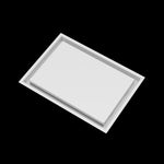 12x17 wall vent cover, angled view