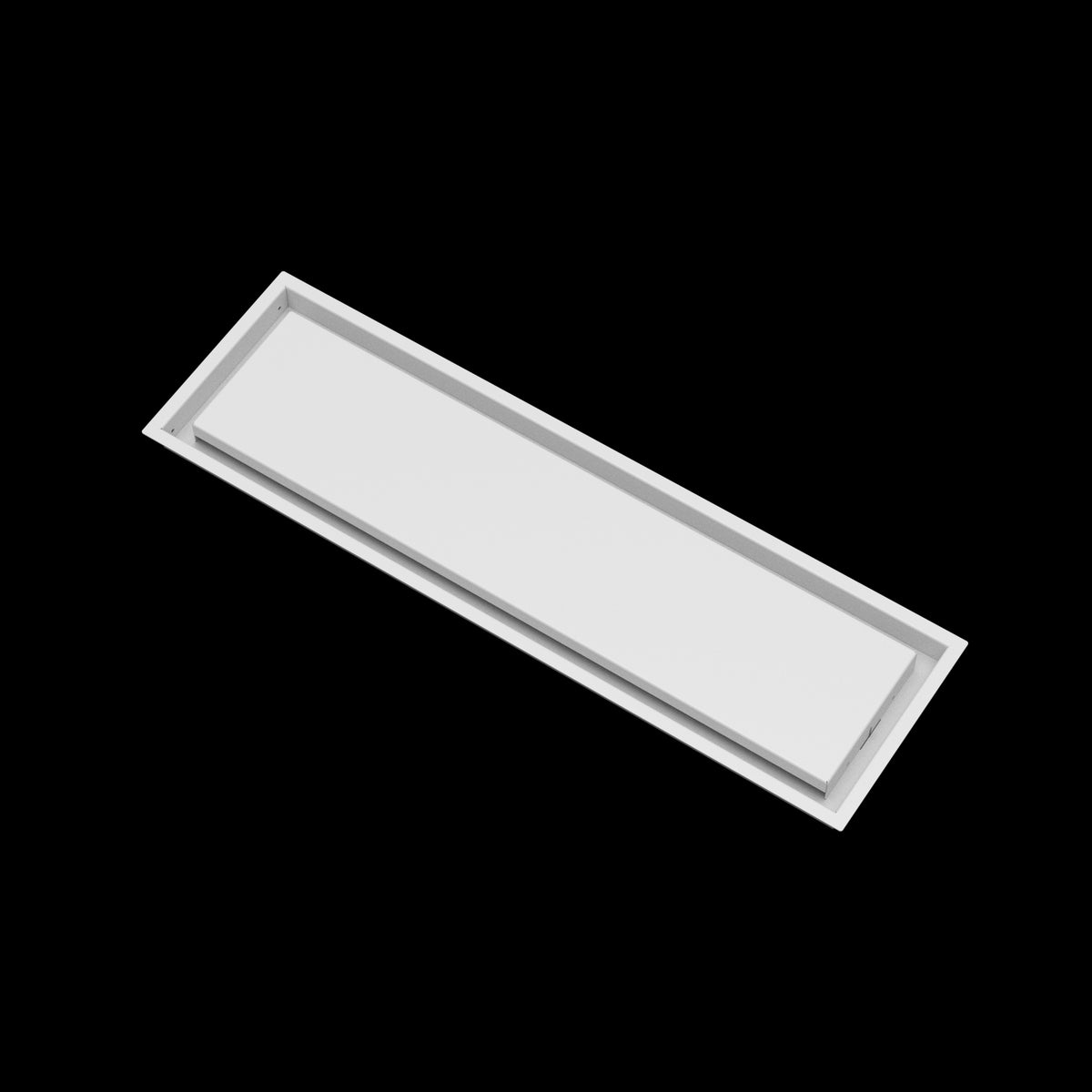 8x29 wall vent cover, angled view