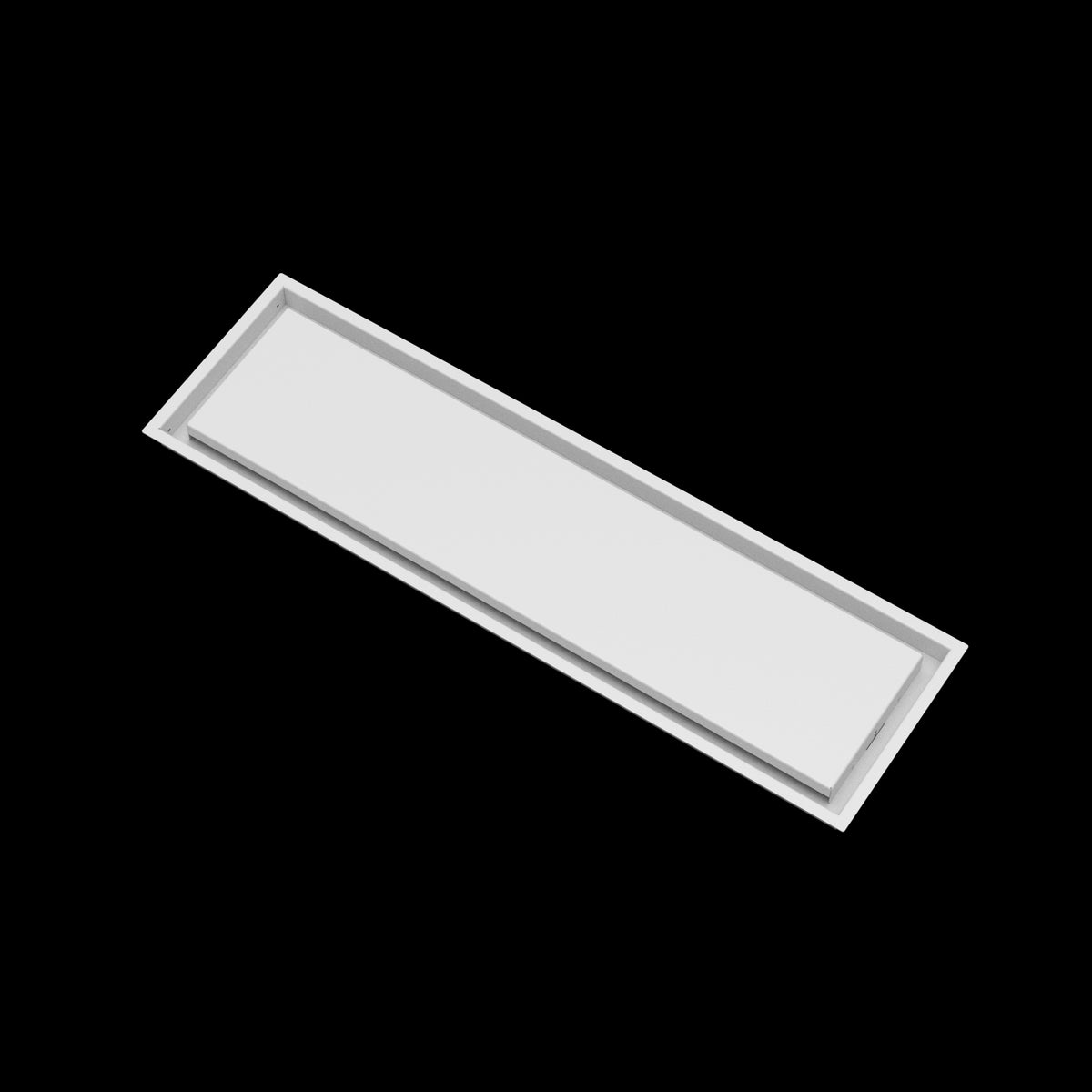 9x33 wall vent cover, angled view