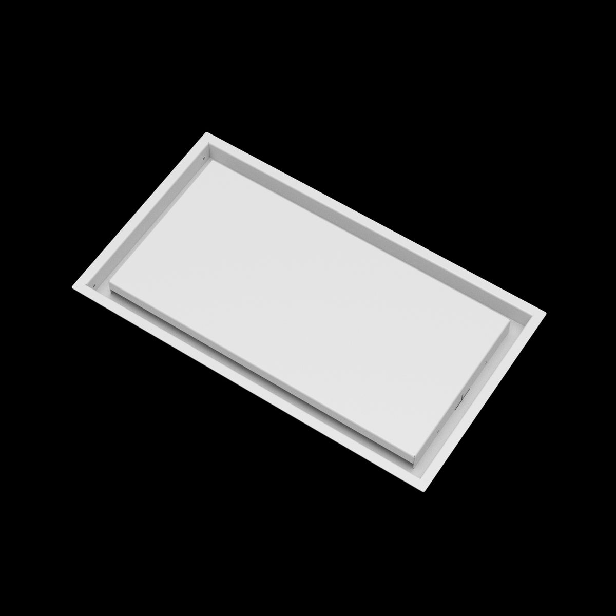 11x20 wall vent cover, angled view