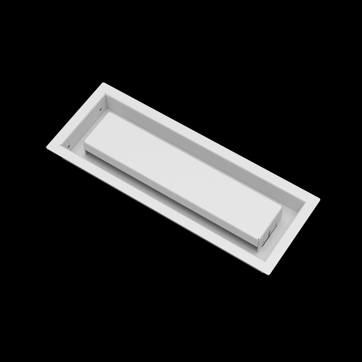 4x12 wall vent cover, angled view