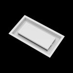 6x11 ceiling vent cover, angled view