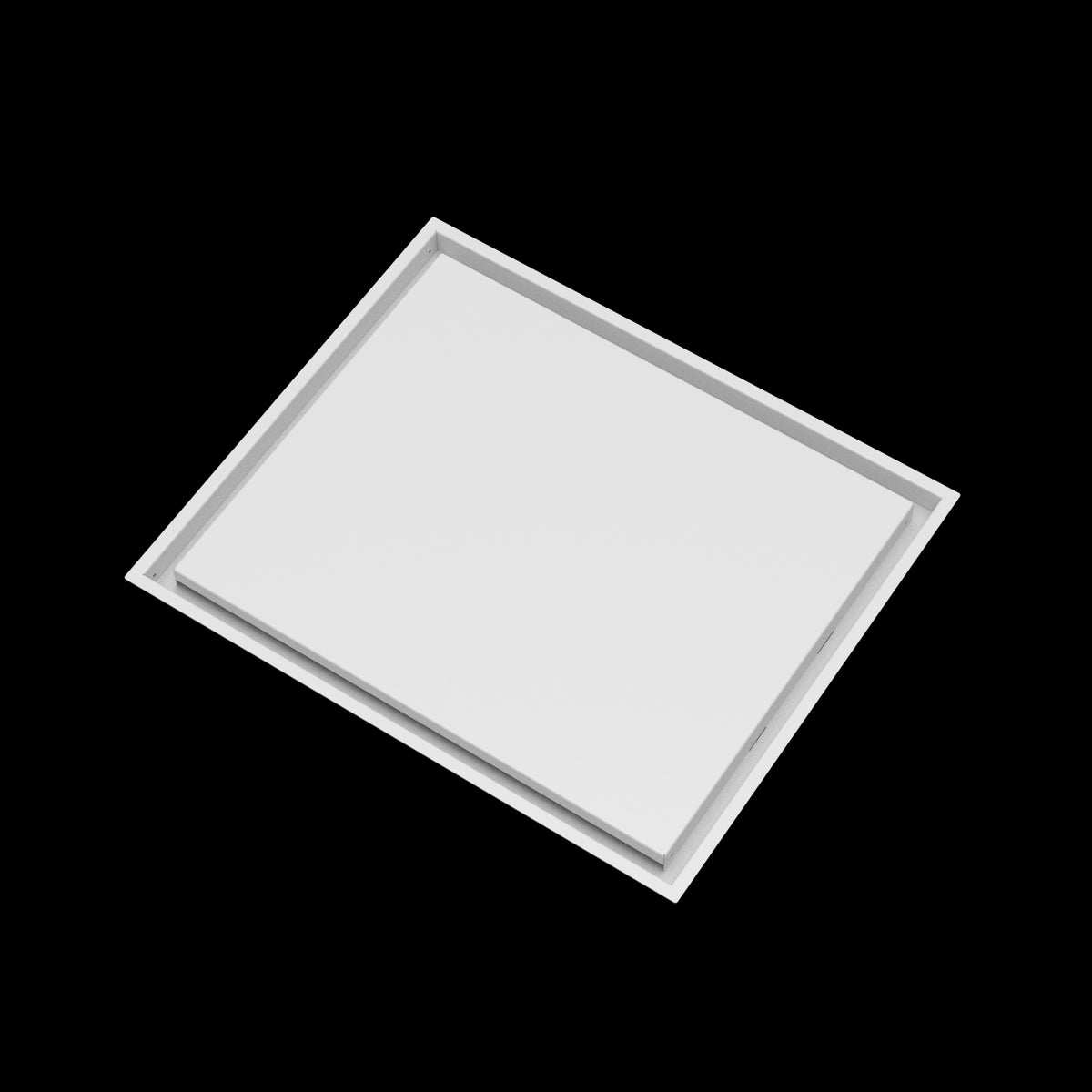 20x24 wall vent cover, angled view